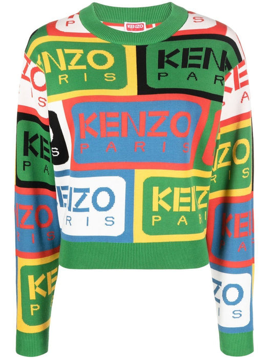 Kenzo Logo-intarsia Jumper